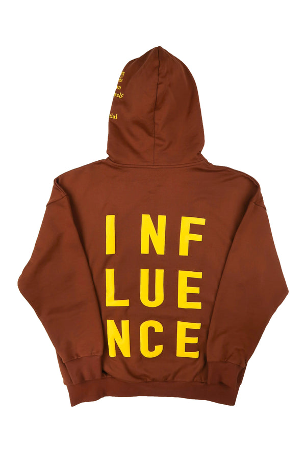 INFLUENCE Hoodie (Chocolate/Yellow)